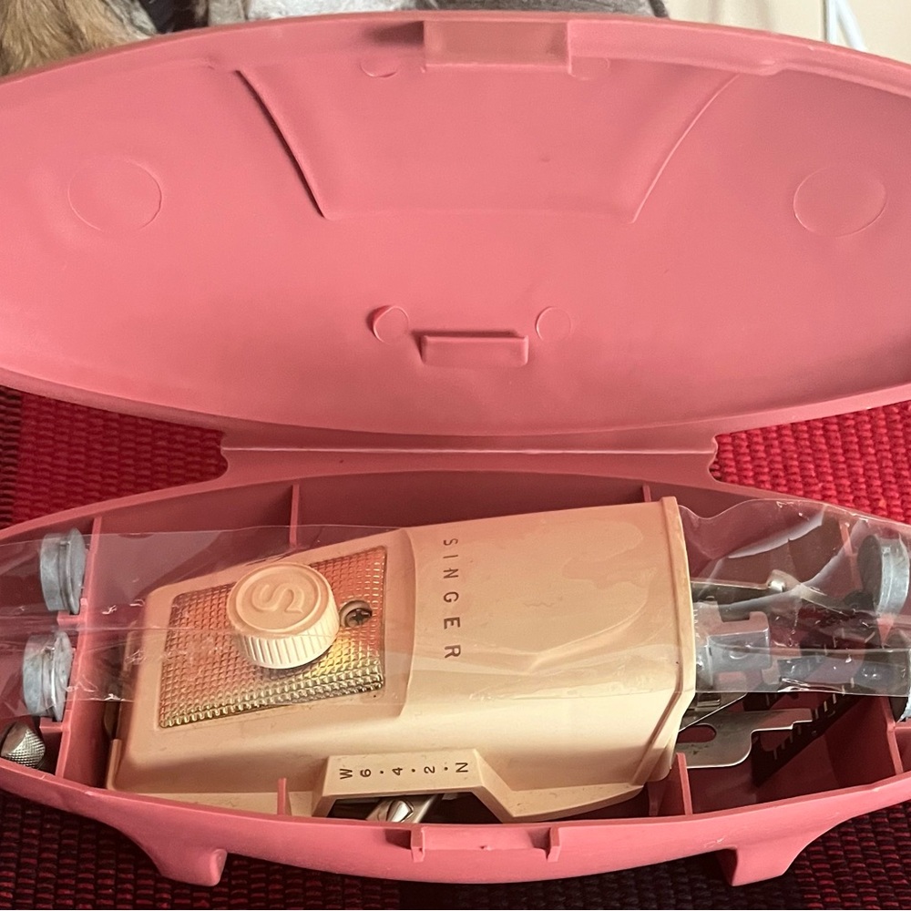 Singer Pink Sewing Machine Case